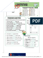 Possesive Adjectives 2