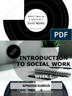 Pengantar Kerja Sosial Week 1