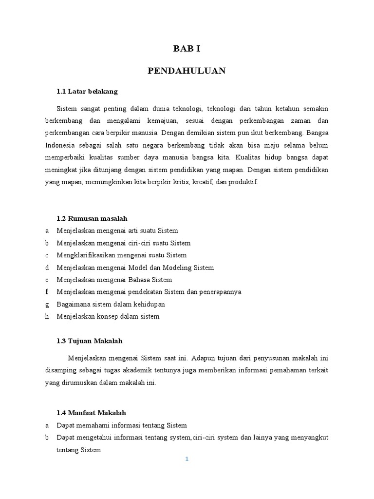 Kelompok 1 Konsep Sistem Nurrohman | PDF
