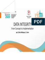 DATA INTEGRITY CULTURE