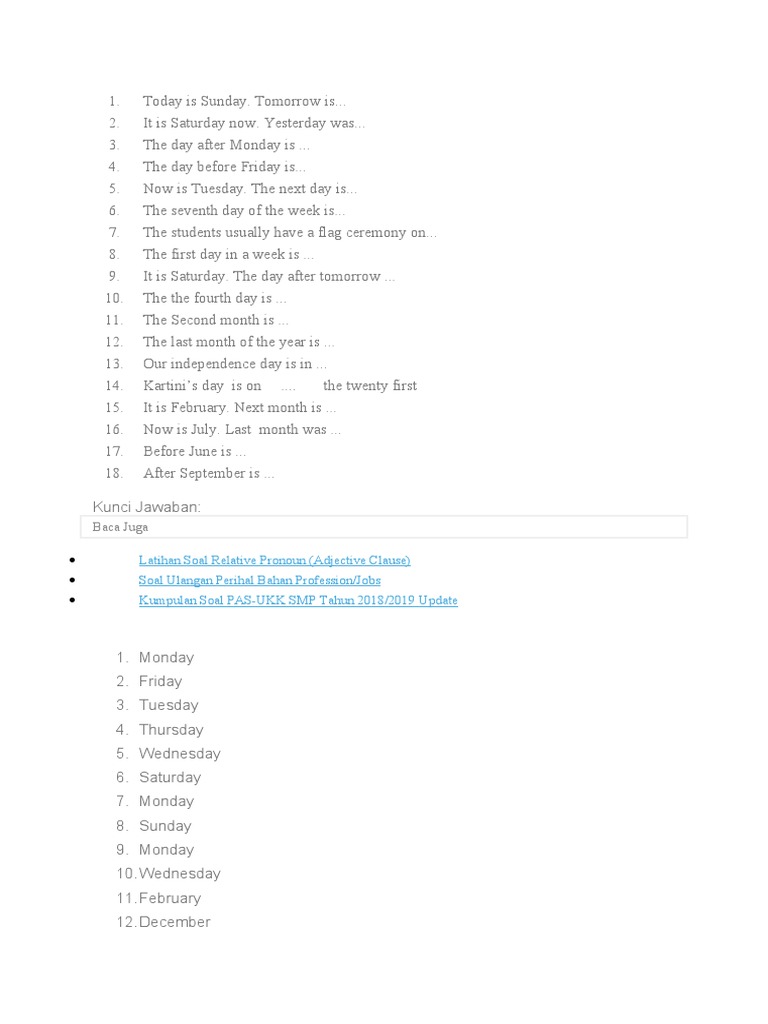 Quiz 1 Kelas 7 Ab Pdf J K Rowling
