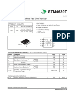STM4639T: P-Channel Enhancement Mode Field Effect Transistor