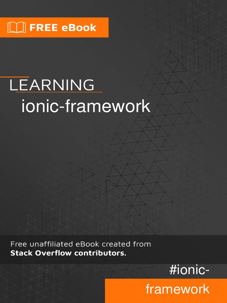 Ionic Framework PDF Web Application Websites