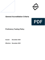 NATA Proficiency-Testing 2021