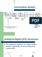 Digital Communication System: Analog To Digital Conversion Is Carried Out Here