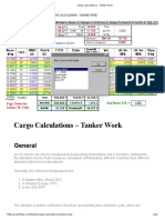 Cargo Calculations - Tanker Work
