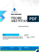 Modul Teori Akuntansi S1 - Pertemuan 13 Pengungkapan