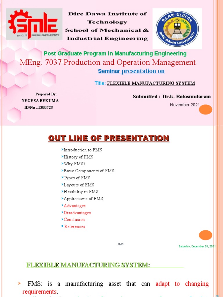 Overview of Flexible Manufacturing Systems | PDF | Automation | Robot