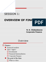 Session 1:: Overview of Finance