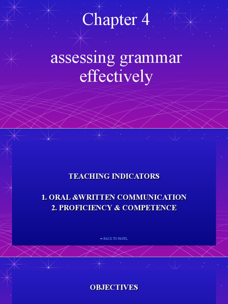Effective Grammar Assessment Strategies | PDF | Grammar | Learning