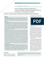 JAPI OA Itolizumab Treatment For Cytokine Release Syndrome