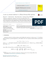 A Note On Rational Solutions To A Hirota-Satsuma-like Equation