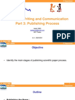 Scientific Communication Master 2020 Part 3 Publishing Process