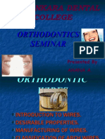 Ahana's Ortho Seminar - Ortho Wires