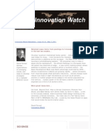 Science: Selected News Items From Postings To Innovation Watch in The Last Two Weeks..