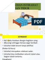 Kebutuhan Istirahat dan Tidur yang Cukup