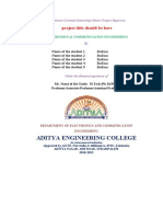 Aditya Engineering College: Project Title Should Be Here