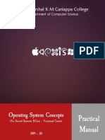 Operating System Concepts: Practical Manual
