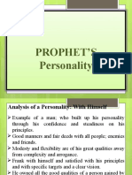 Prophets Personality