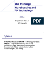 Data Mining: Data Warehousing and OLAP Technology