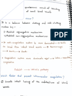 Physiology Blood Platelet and Coagulation Nusrat Notes