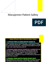 Manajemen Patient Safety