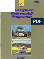 1991 Hymer Reisemobilprogramm