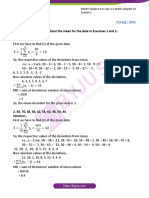 NCERT Maths Mean Deviation Solutions