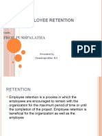 Employee Retention: Prof. Pushpalatha