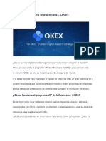 Programa VIP de Influencers - OKEx