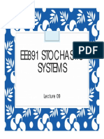 Ee891 Stochastic Systems