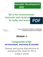 CP551 Sustainable Development (SD) : SD Is The Environmental, Economic and Social Well-Being For Today and Tomorrow