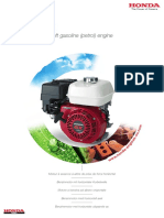 Horizontal Shaft Gasoline (Petrol) Engine: 2.2 KW (3.0 HP) / 3 600 Min