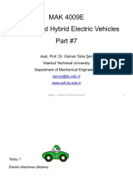 Electric Motor Usage in Vehicles