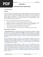 Chapter-1 Mathematical Modelling