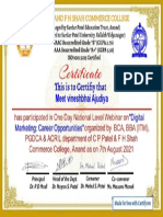 1628405058423_Certificate for Meet vineshbhai Ajudiya for _Digital Marketing Feedback ..._ (1)
