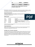 LCD Dot Matrix Display Single Line