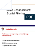 Image Enhancement: Spatial Filtering