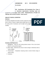 Sic1203 Measurements & Instrumentation Unit - V Data Acquisition PREPARED BY: Ms.D.Jamuna Rani, Ms.S.Celin