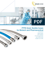 PTFE Lined, Flexible Hoses For Biotech and Pharmaceutical