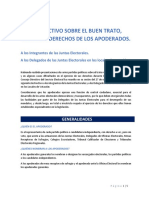 Derechos y deberes de los apoderados electorales