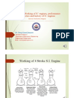 Lecture 2 Working of IC Engines, Performance Parameters and History of IC Engines