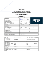 NTPC Unchahar Power Project UCE Log Book Unit-3