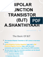 Bipolar Junction Transistor (BJT) A.Shanthiyaah: Madam Akma Binti Che Ishak DEE2023
