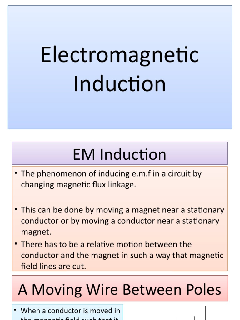 Electromagnetic Induction | Download Free PDF | Electromagnetic ...