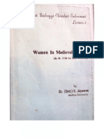 Women in Medieval Andhra (11to 16 Century) by Dr. K.jayasree