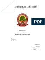 Central University of South Bihar: Administrative Tribunals
