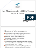 How Microeconomics Will Help You As A Lawyer in Future: From:-Divyanshi Gupta Bba LLB