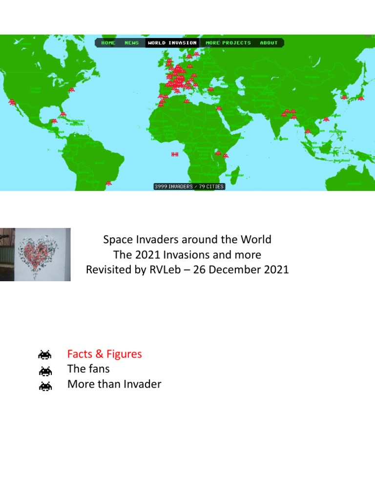 Global Space Invaders Overview 2021 | PDF | France