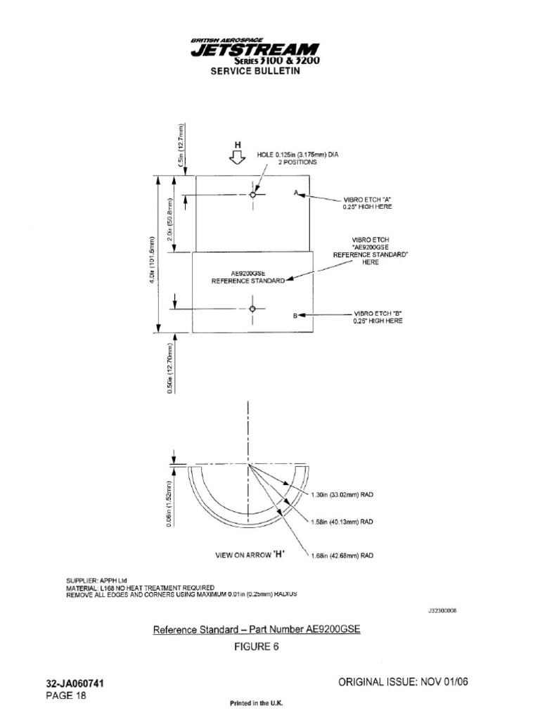 Reference Standard Radius Rod Jetstream 3200 | PDF